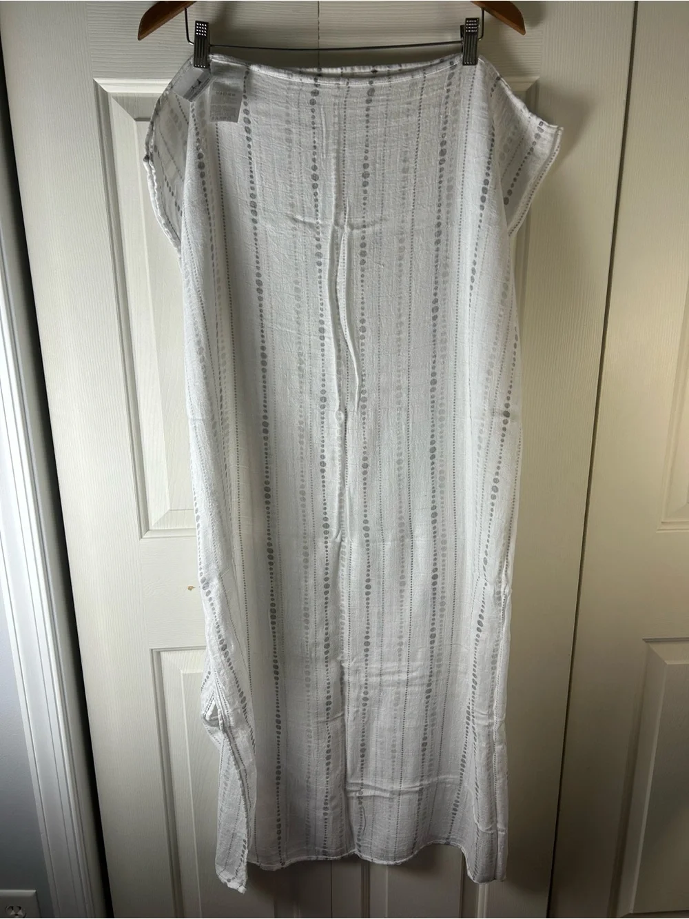 Aden + Anais Tranquility Beads Gray Polka Dot Baby Swaddle Blanket Bamboo Rayon